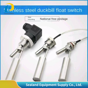 Stainless Steel Side Mounted Duckbill Float Level Switch 4-Split Thread Socket Type Level Sensor with Hesmann Connector Level Switch