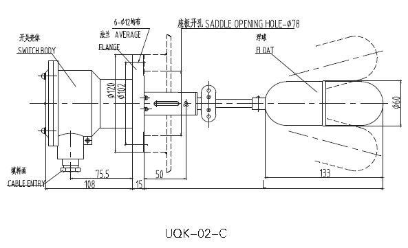 Explosion Proof Water Oil and Other Liquid Level Controller Float Level Switch for Inflammable and Explosive Situation