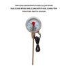 Wssx-411 Industrial Bimetal Thermometer with Electric Contact and Alarm Function Made in China