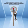 Electric Contact Bimetal Thermometer Wssx-411 Radial Type Temperature Control Metal Thermometer Temperature Instruments