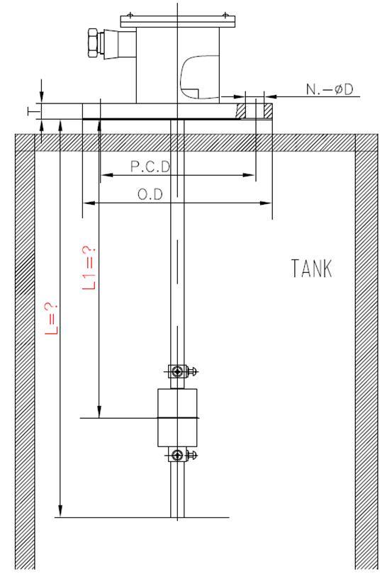 OEM Industrial/ Marine Ex-Proof Float Level Switch for Oil/ Water Alarm