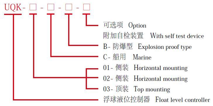 Uqk 01 02 03 Magnetic Switch Normally Open for Float Type Liquid Level Switch