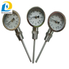 Wss New Design Good Quality Stainless Steel Industrial Bimetal Temperature Gauge Bottom Connected Bimetallic Thermometer Oil Fil