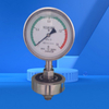 High Precision Sanitary Flat Diaphragm Pressure Gauge All Stainless Steel Seal Sanitary Diaphragm