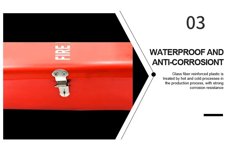 Professional Equipment Sand Hose Marine Fiber Fire Box with ISO Low Price