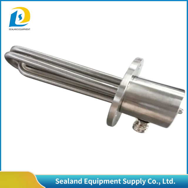 24-700V 1-10kw Industrial Titanium Electric Heater with Flange