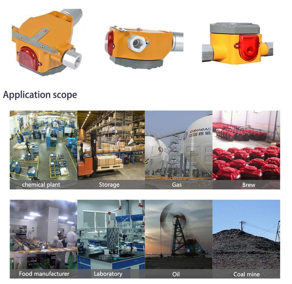 Fixed Explosion-Proof Combustible Lel Gas Leak Detector