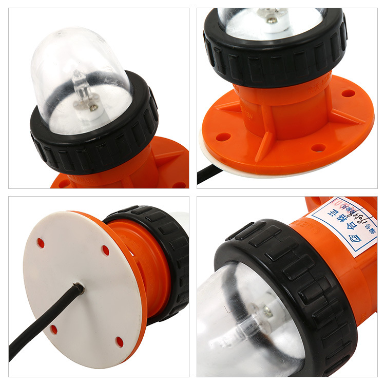 Transparent IP56 Plastic Emergency Marine Warning Strobe Light