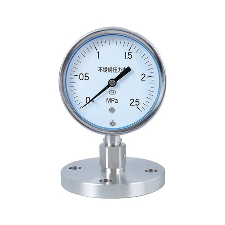 Stainless Steel Heavy Duty Manometer High Accuracy Petroleum Pressure Gauge