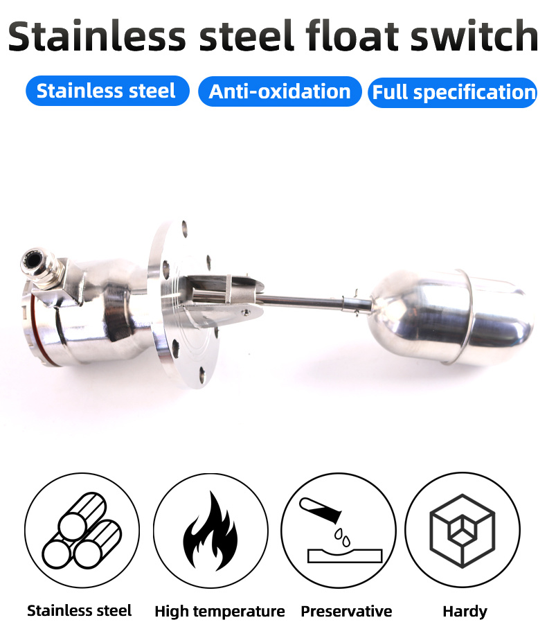 Stainless Steel Float Level Controller Uqk-01/02/03 with Side or Top Mounting Type for Oil or Water Tank