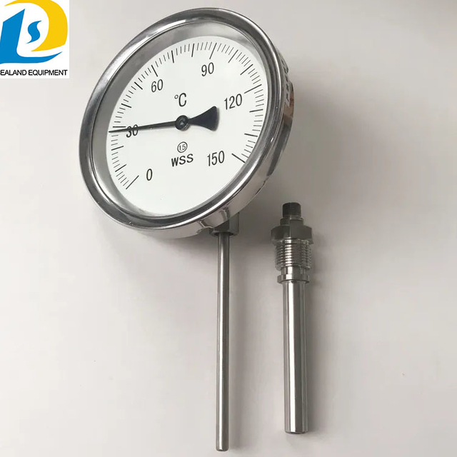 Wss Series Stainless Bimetal Thermometer Temperature Gauge 0-150c