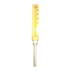 Factory Price Blue Liquid 180 Angle Glass Thermometer