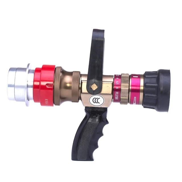 Fire Hose Spray Nozzle High Quality No Recoil Flow Pistol Grip Jet Spray Fire Hose Nozzle Gun
