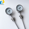 Supply Wss Bimetal Pipe Thermometer 100mm Temperature Gauge Made in China