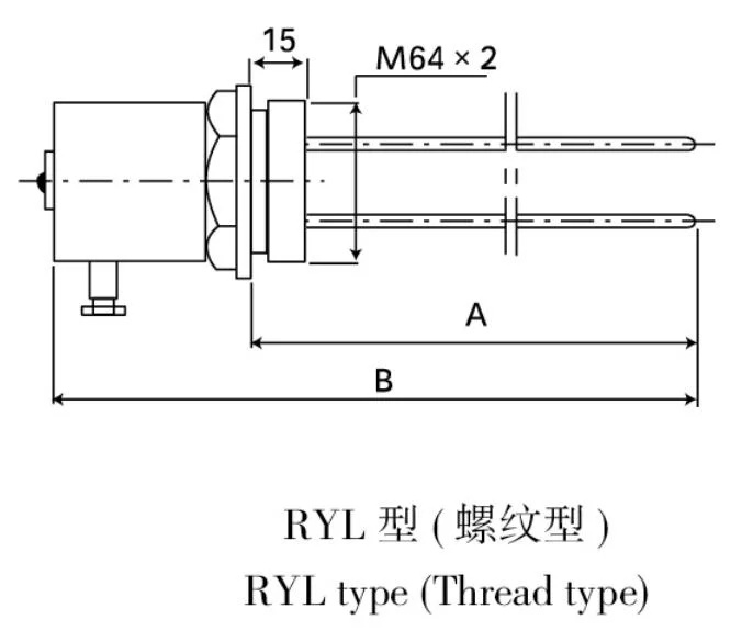 Immersion Flanged Heater for Pool Hot Water Tank