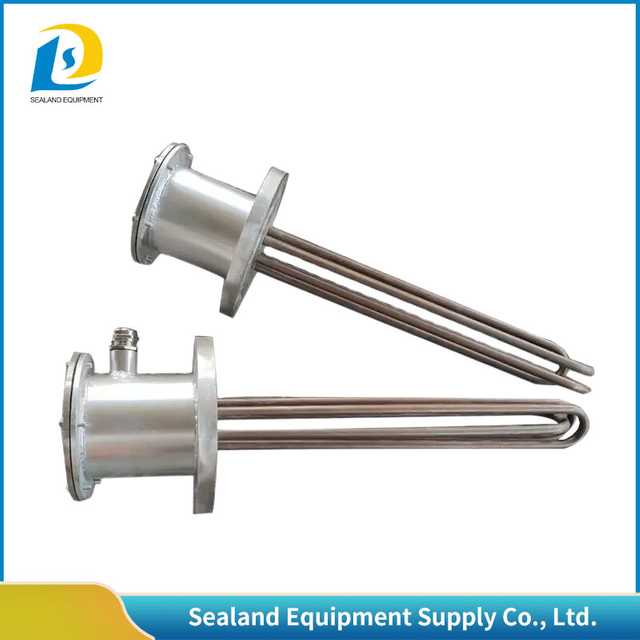 Wholesale Electric Industrial Heating Element Water Oil Flanged Immersion Tank Tube Heater