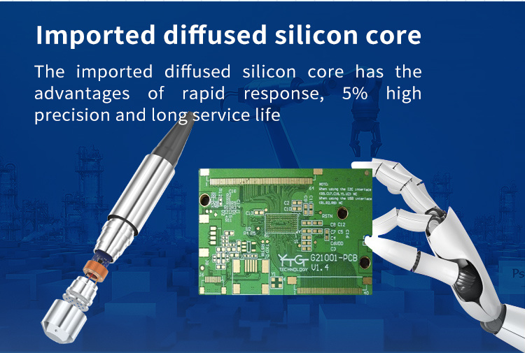 Input Control Switch 4-20mA Static Pressure Type River Water Level Sensor