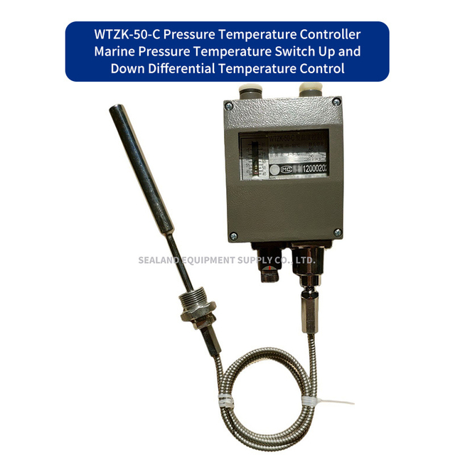 Marine Pressure Temperature Controller Temperature Control Switch Wire Length 5 Meters M40-80 Degrees 60-100 º C
