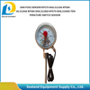 Bimetal Thermometer Wss-411 Pointer Radial Axis High-Precision Industrial High-Temperature Pipeline Temperature Instrument