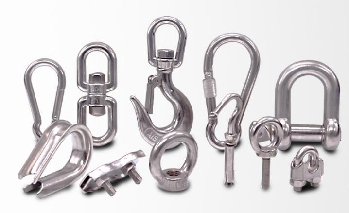 Precision Casting Marine Hardware Rigging for Spring Hook Chain, Link Chain Shackle, Wire Rope Clip, Turnbuckle