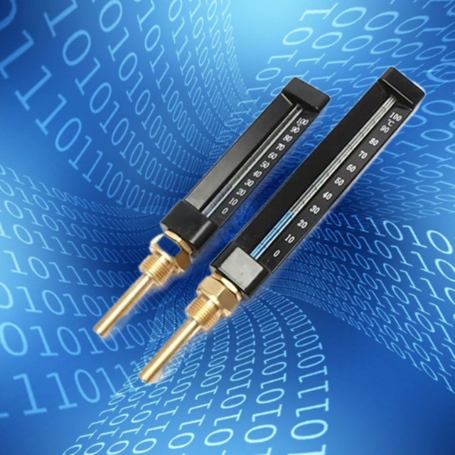 Export Quality Temperature Instruments Metal Case Glass Thermometer 200mm Available at Wholesale Price