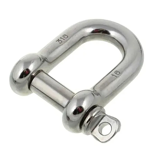 Extreme Quality Marine Grade Stainless Steel Anchor Load D-Shackle Rigging