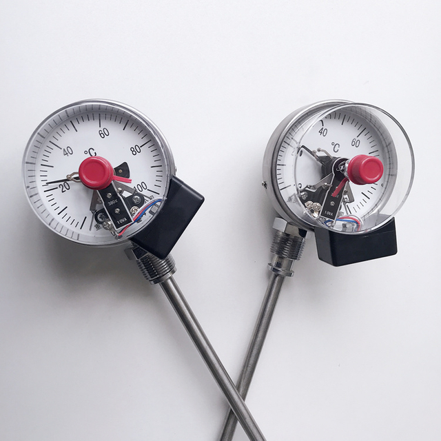 New Design Wssx-411 Bottom Connection Bimetal Thermometer with Electric Contact