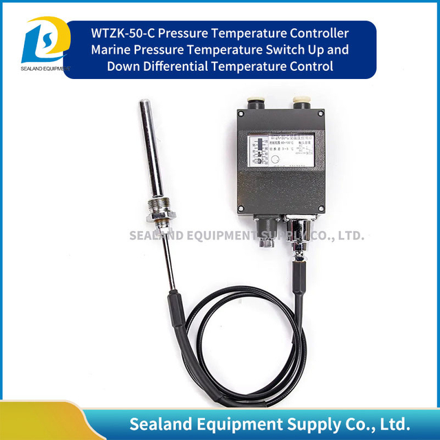 Instrument Factory Wtzk-50-C 40-80 Degree Marine Pressure Type Temperature Controller 5-Meter Wire