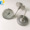 China Latest Design 304 Stainless Steel 100mm 0-120 Wss Bimetallic Thermometer Gauges