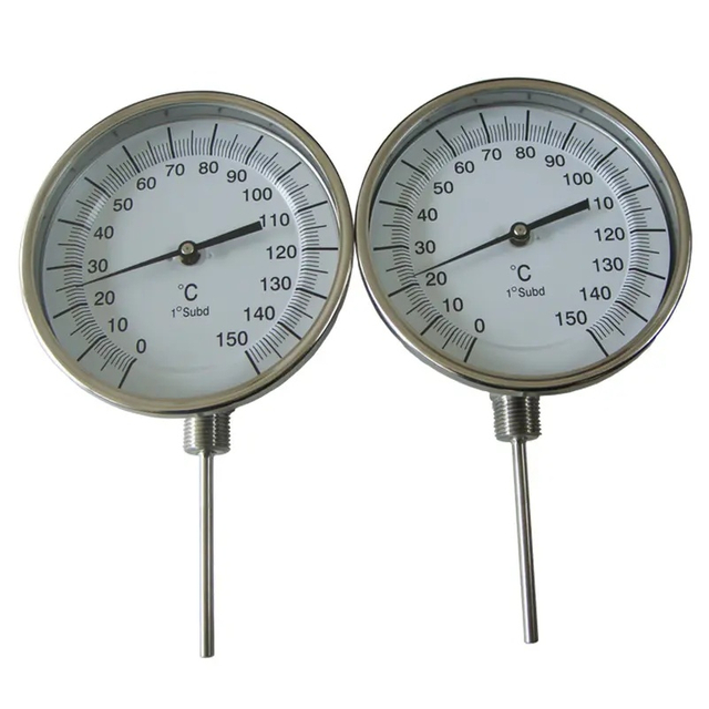 Factory Price Wss 311 0-300 Degrees Axial Bimetallic Bimetal Steak Meat Grilling Thermometer for Espresso Milk Temperature Gauge