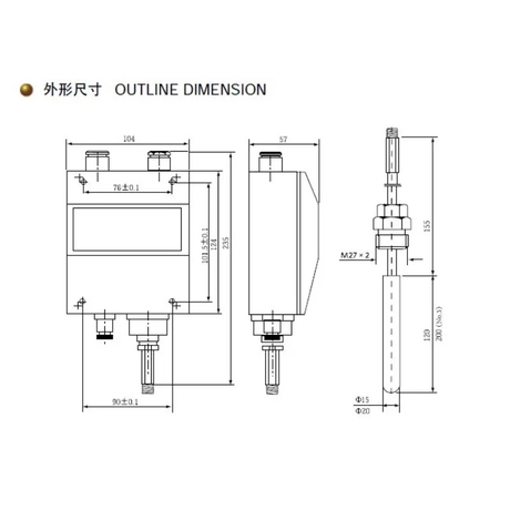 Wtzk-50-C Quality Marine Pressure Type Temperature Controller Aluminum Switch up and Down Hysteresis Full Scale for Sale