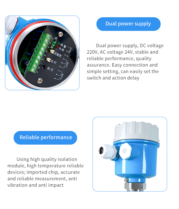 Vibronic Point Tuning Fork Level Switch for Liquids