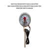 China Factory Wssx-411 Bi-Metal Thermometer with Electric Contact Bottom Contact Themrometer